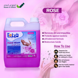 feba rose hand wash